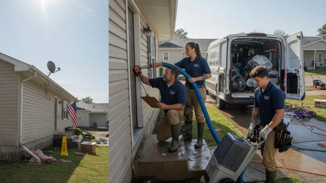 Ceiling Water Damage Restoration in Wellington, OH near me